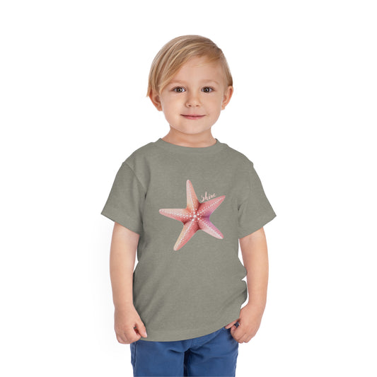 Toddler Short Sleeve Tee with Starfish