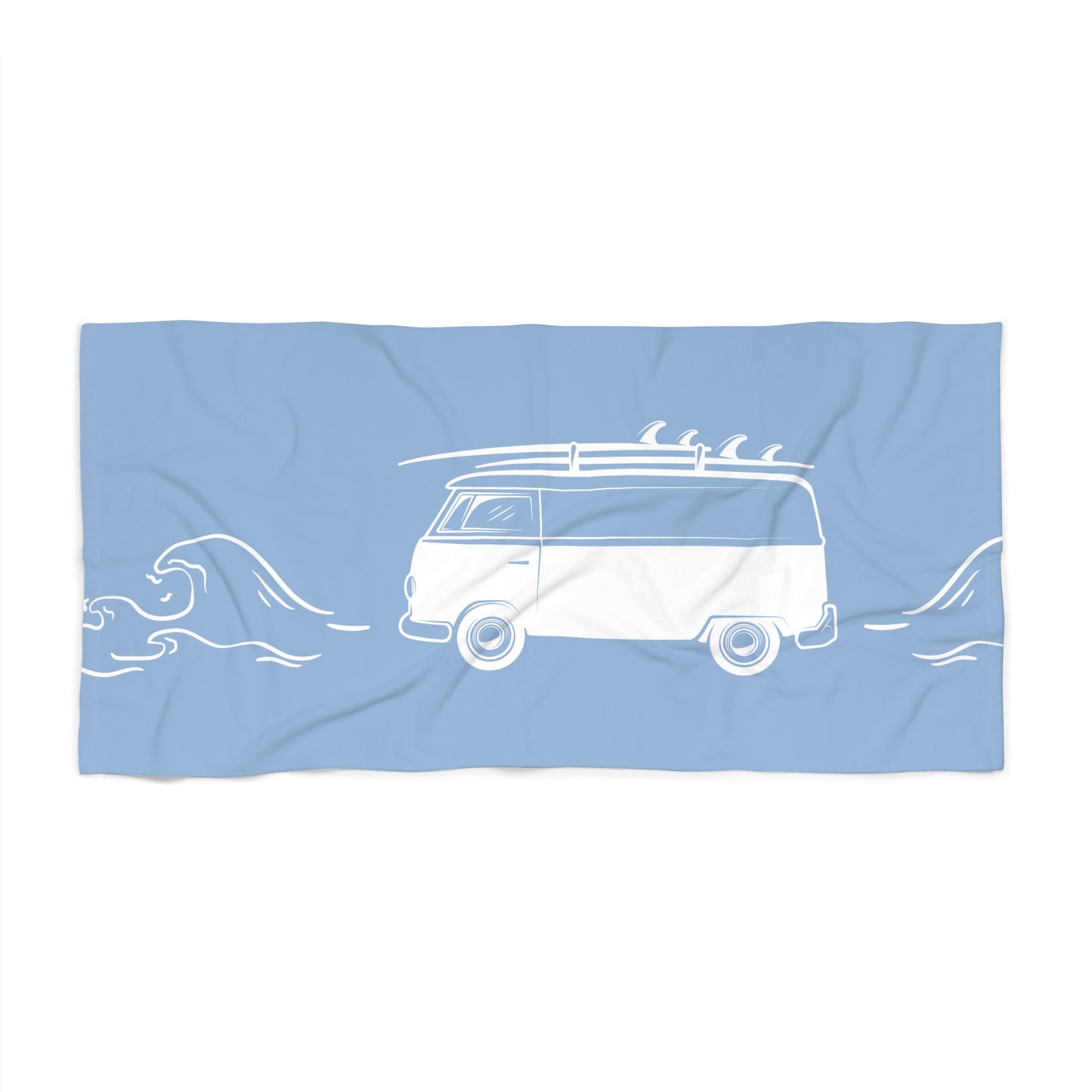 Beach Towel with Surf Print