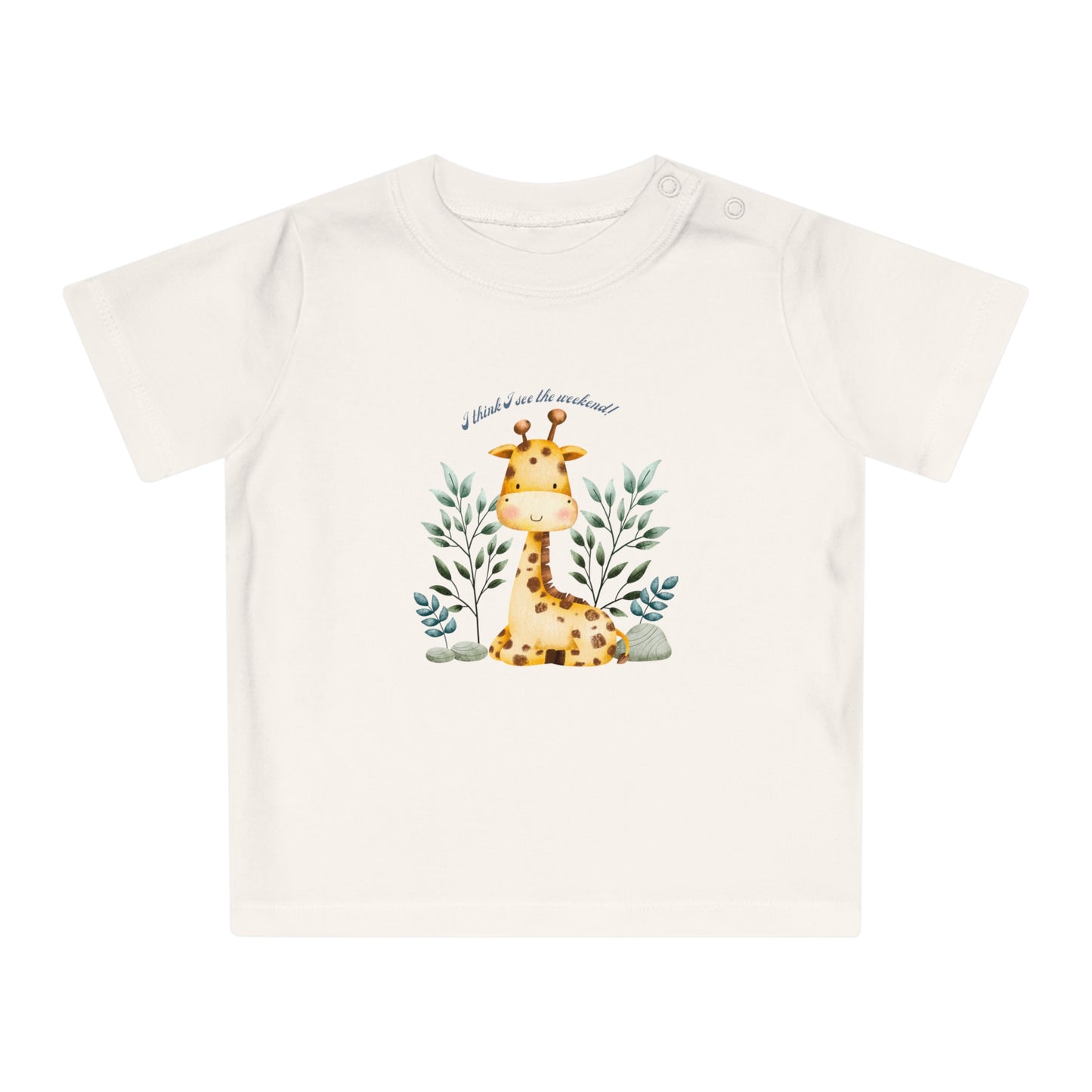 Eco-Friendly Baby T-Shirt, Little Giraffe