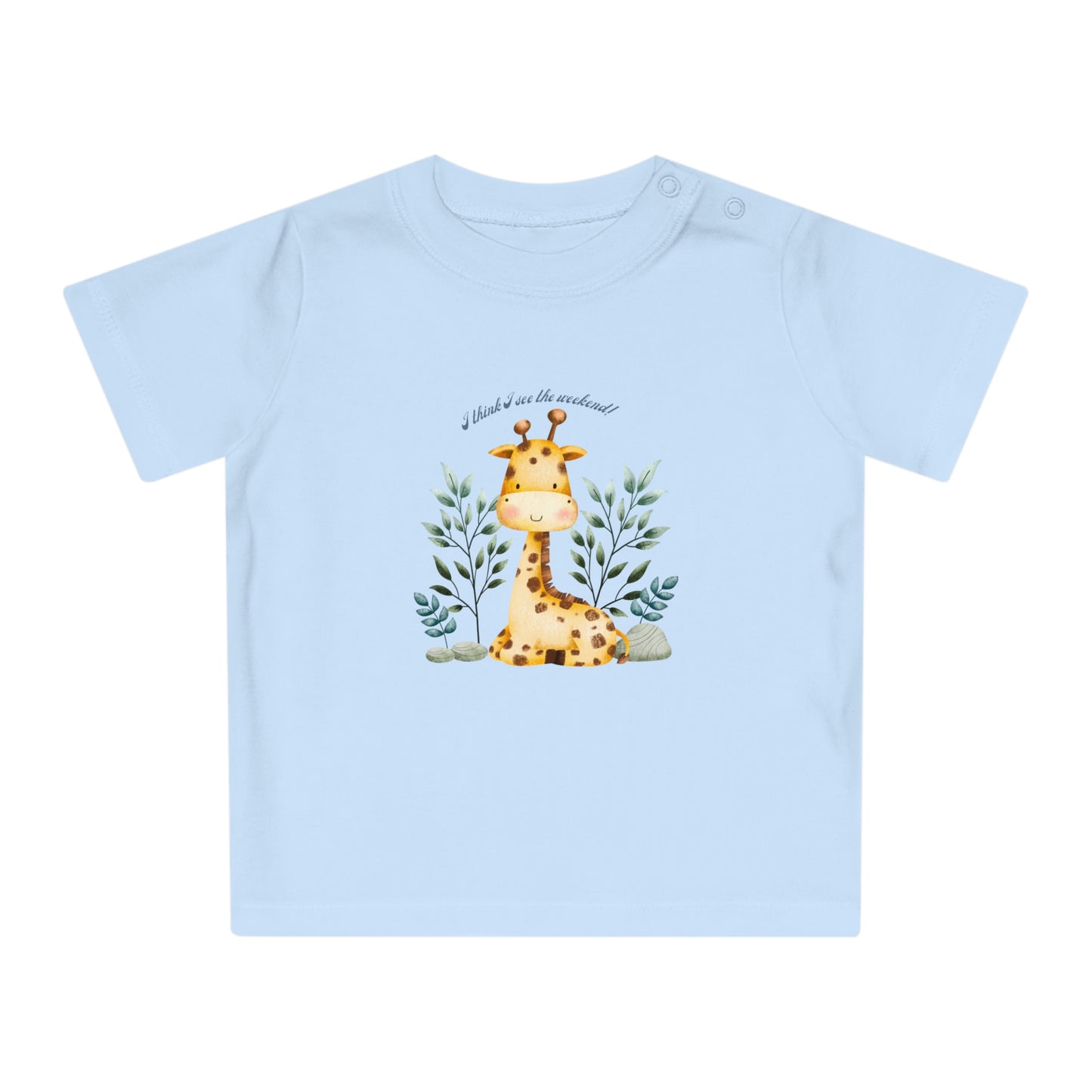 Eco-Friendly Baby T-Shirt, Little Giraffe