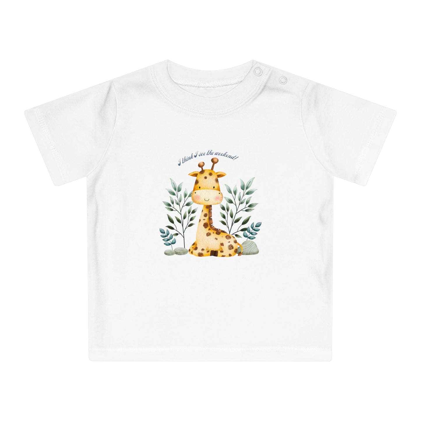 Eco-Friendly Baby T-Shirt, Little Giraffe