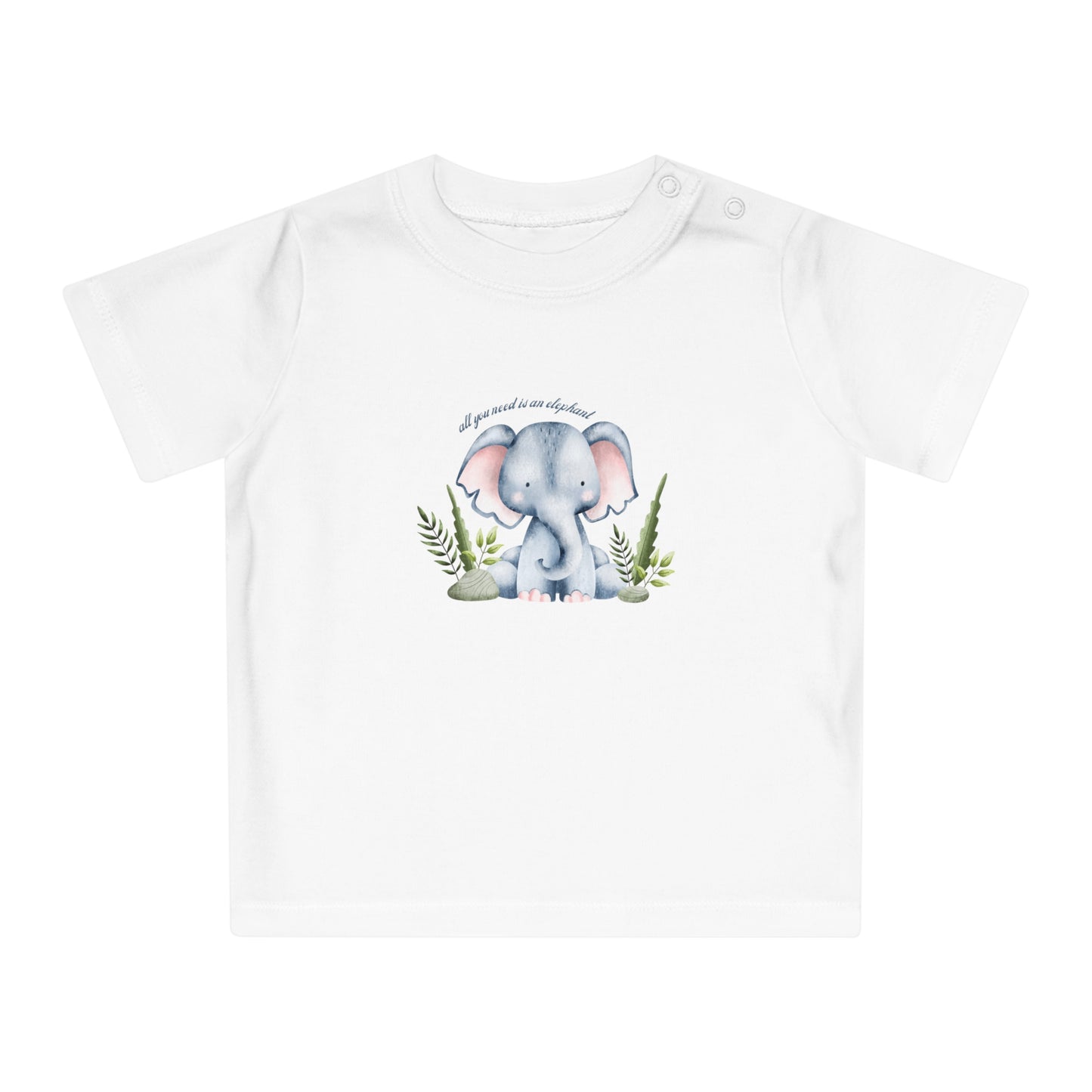 Eco-Friendly Baby T-Shirt, Little Elephant