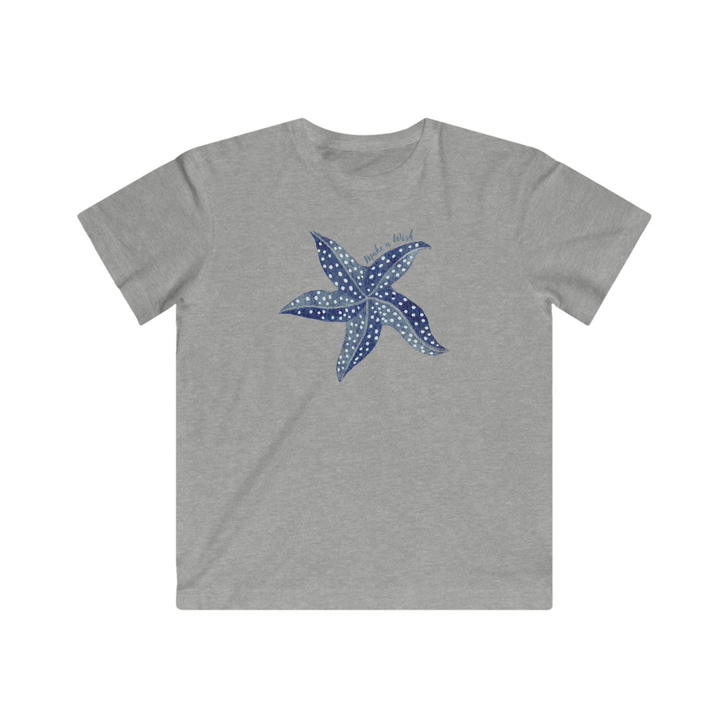 Kids Fine Jersey Tee with Starfish Print